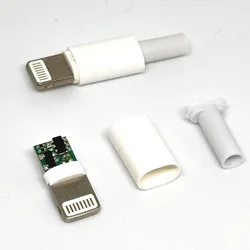 IPhoneと男性用の3つのUSBコネクタのセット,日曜大工のデータケーブルと互換性のあるコンポーネント,3.0mm