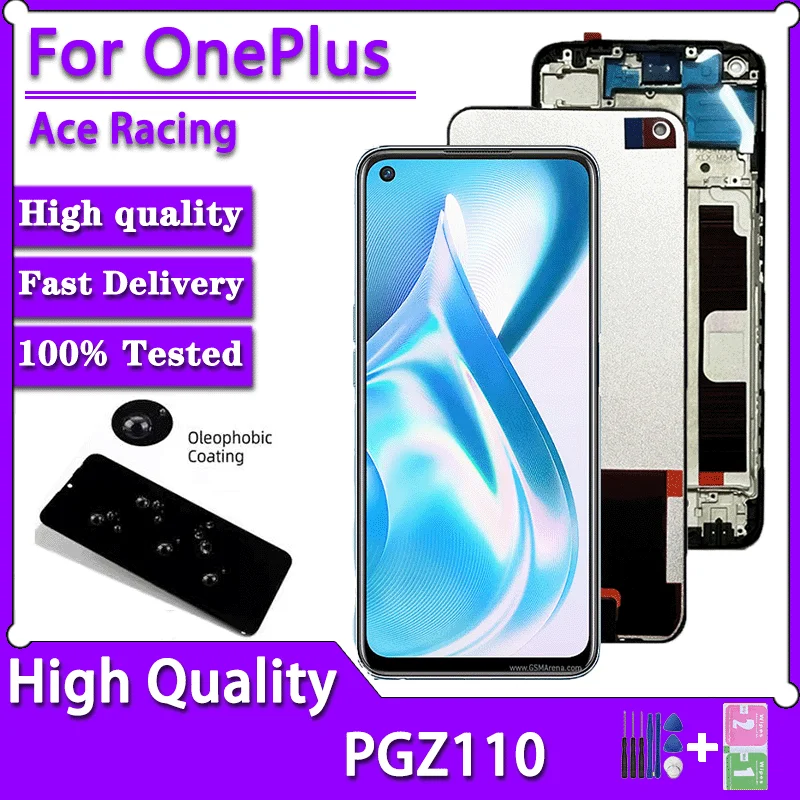 6,59-дюймовый экран для OnePlus Ace Racing PGZ110, дигитайзер сенсорного экрана для One Plus Ace Racing Edition, рамка дисплея