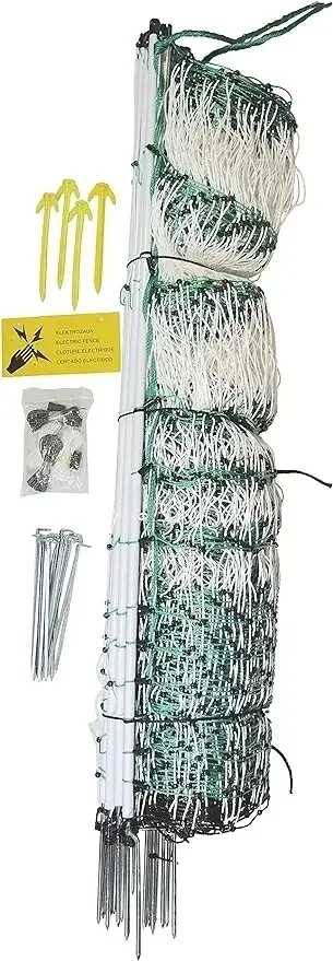 Penacoop-electric fence for poultry,  chickens, ducks, turkeys, 168 