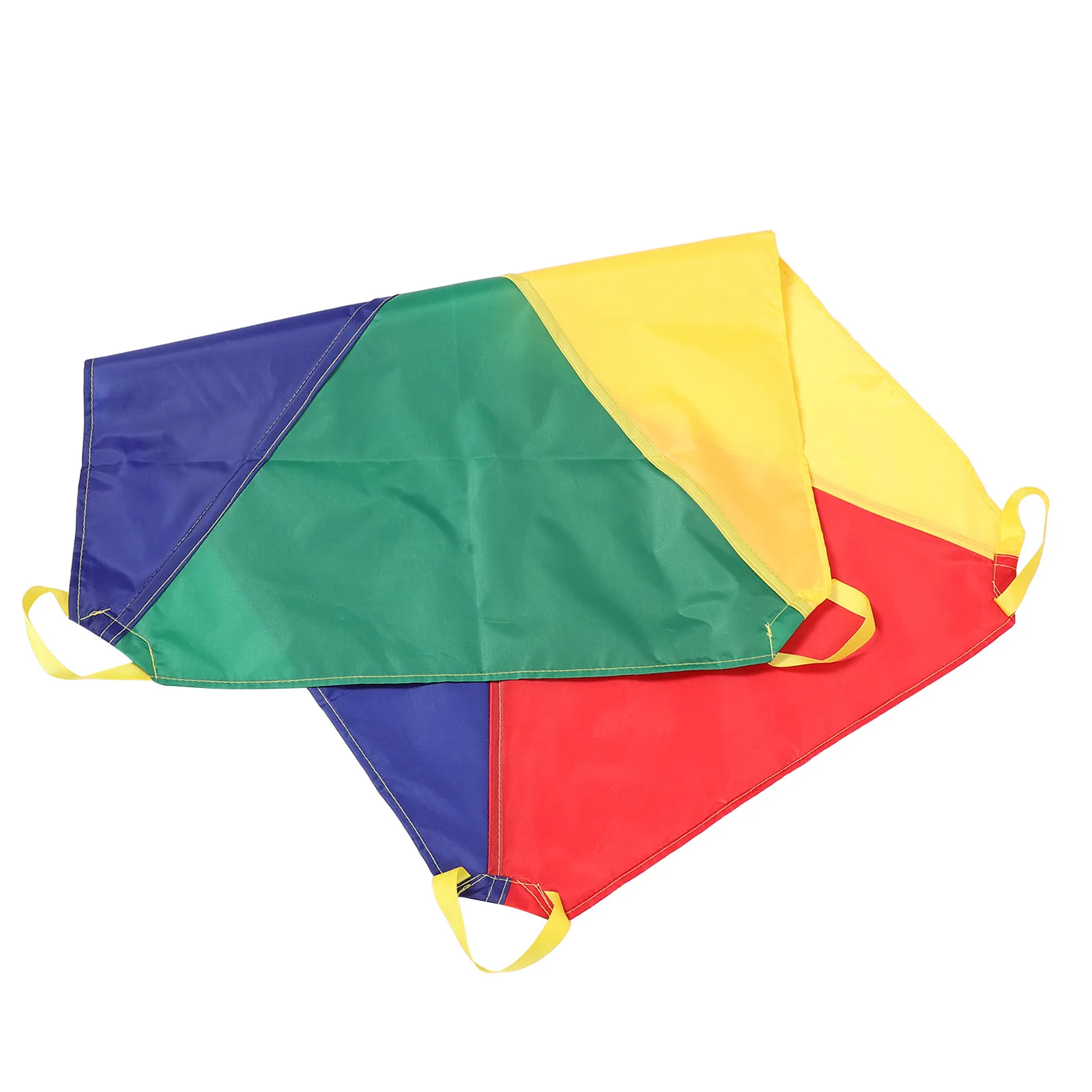 Rainbow Running Parachute Kindergarten Group Activity Outdoor Play Speed Training Resistance Parachute for Team Cooperation