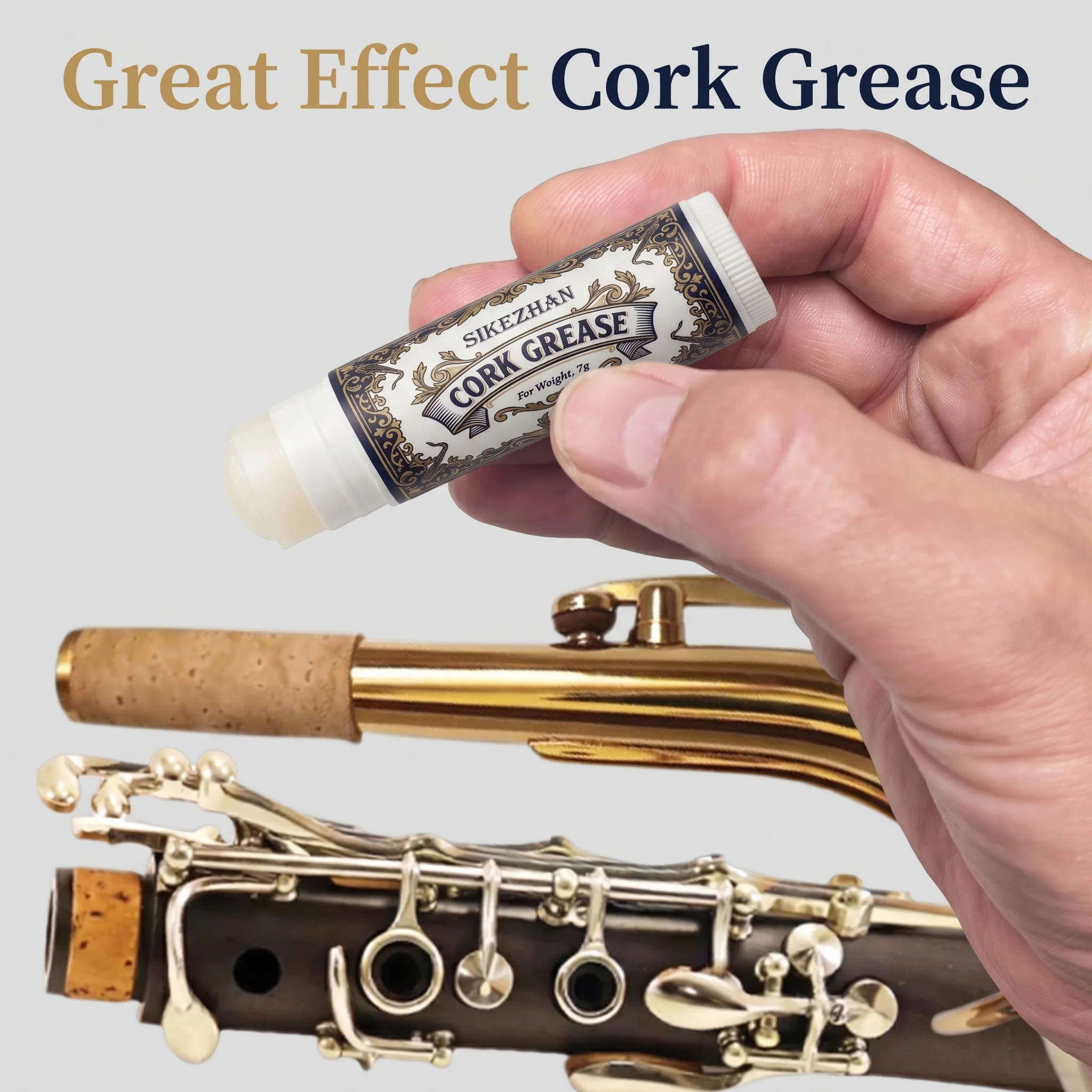 Musical Instrument Bazooka - Premium Cork Grease for Clarinet Saxophone