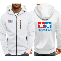 TAMIYA Legendary 90 Car Toy Classic Logo Print Hoodie Set Men's Fleece Sweater Casual Sportswear Casual Sweatshirts 2024