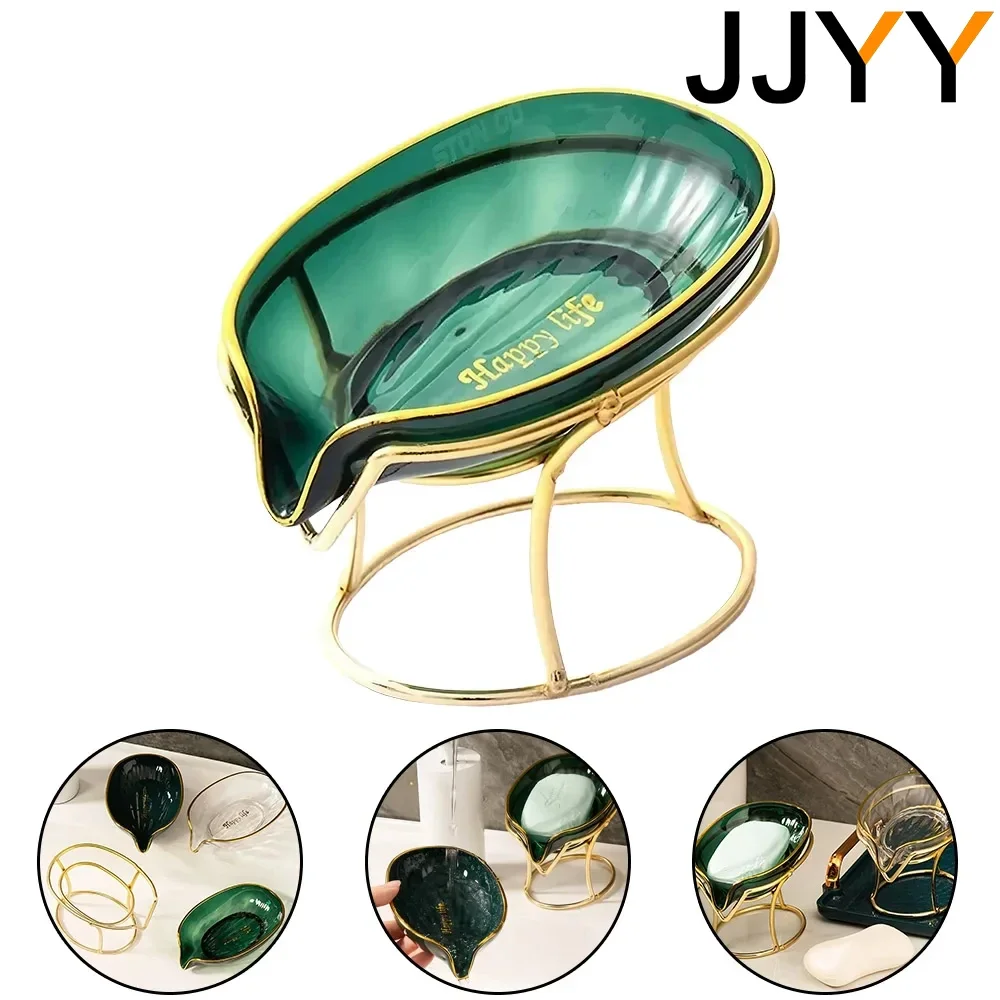 

No-punch creative shape drainage soap box organizer home soap dish tray shower bathroom accessories bathroom tools home