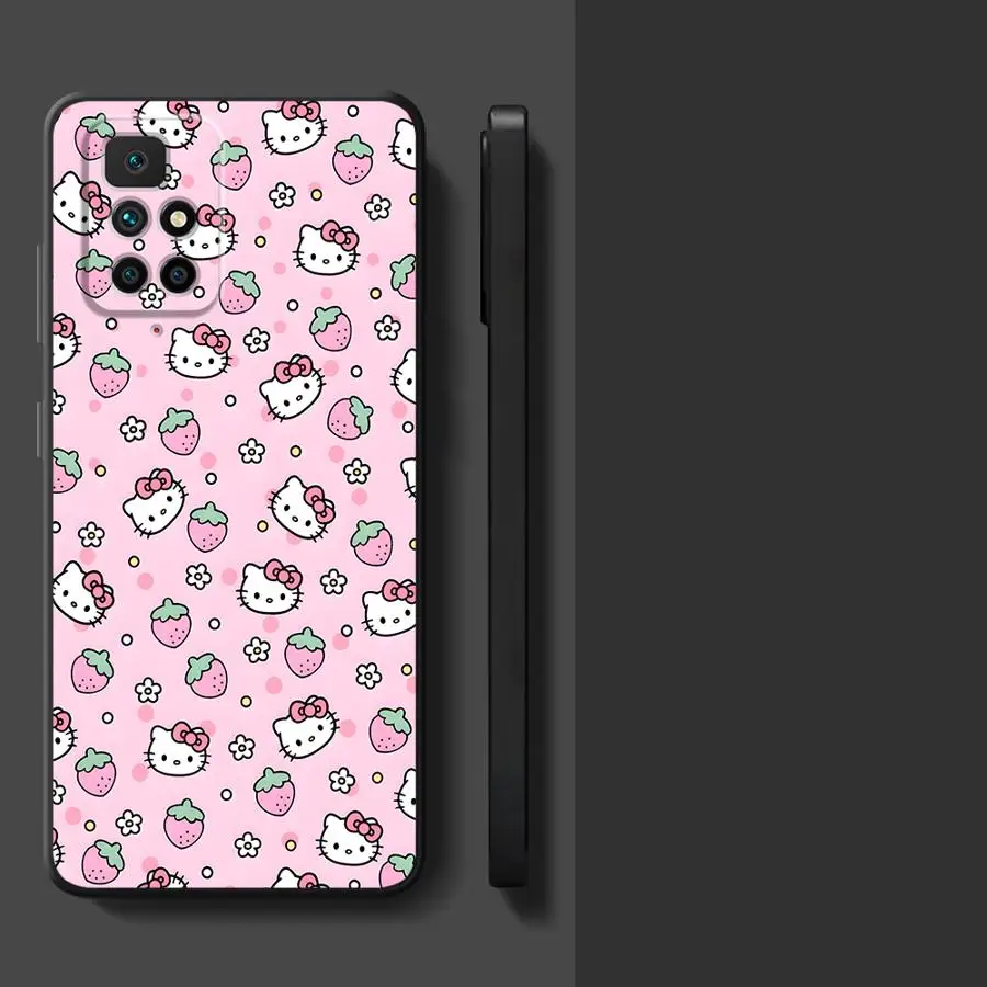 حافظة لهاتف شاومي ريدمي A3 K40 K80 Pro 9 A4 14C 10 12C A1 A2 Plus A5 13C شعار سانريو هالو كيتي #3