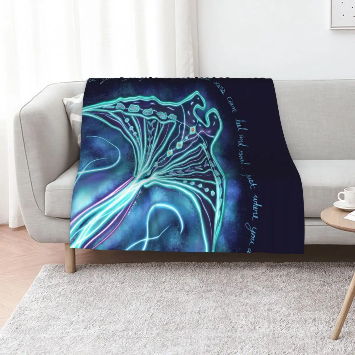 Sting Ray Art Throw Blanket Luxury Throw Designers Polar Custom Decoratives Bed Fashionable Blankets