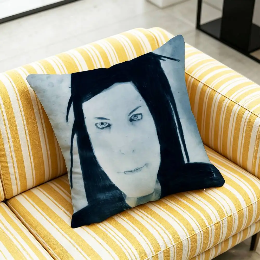 For Sanctuary Fallen Amy Lee Evanescence Throw Pillow Cover Case Custom Decorative Pillowcase Accent Cushion Covers  DIY Gift