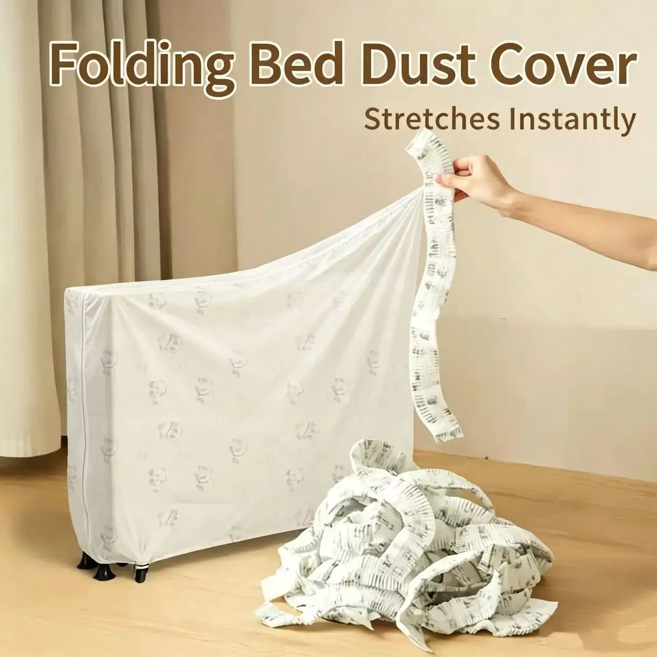 Disposable Stretch Luggage Dust Cover, Elastic Suitcase Protector Cover, One Time Use Dustproof Skin for Travel Rolling Luggage