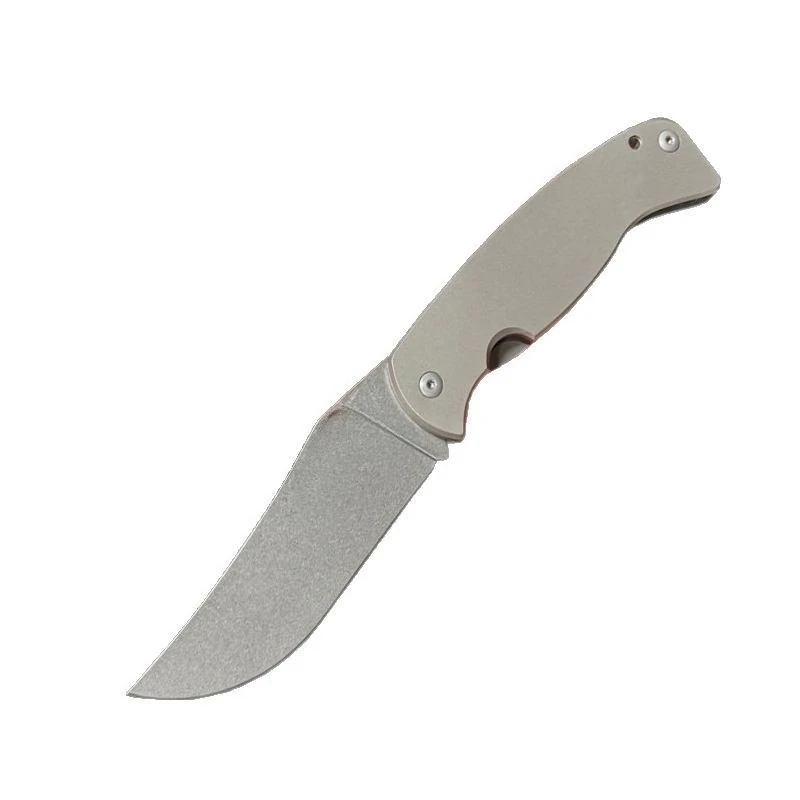SPYD-سبائك التيتانيوم C185TIP سكين قابل للطي للاستخدام الخارجي، سكين التخييم القابل للطي، سكين جيب للدفاع عن النفس البرية، سكين الفاكهة