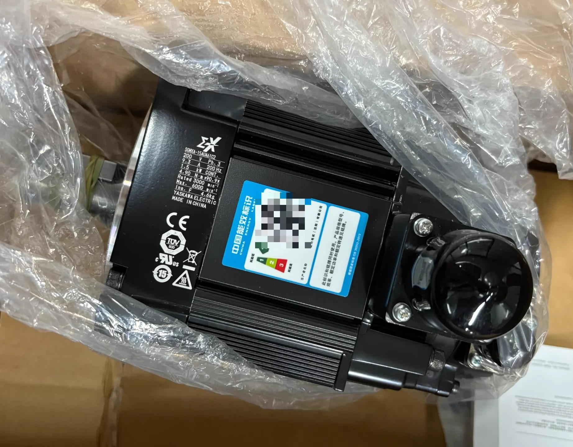 SGMXA-15AUA61C2 Brand New 1.5KW Servo Motor Original Genuine Fast shipping，SGMXA 15AUA61C2