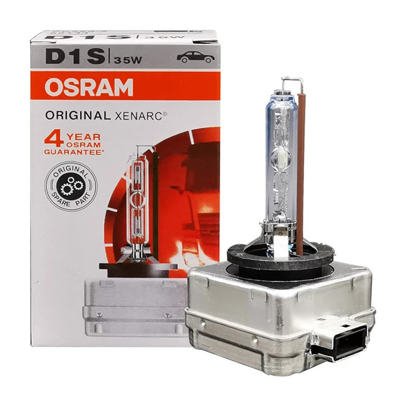 Free Shipping 1 PC OSRAM D1S D2S D2R D3S D4S D4R D8S 35W ORIGIANL XENARC 4YEAR GUARANTEE E1 DOT  MADE IN GERMANY