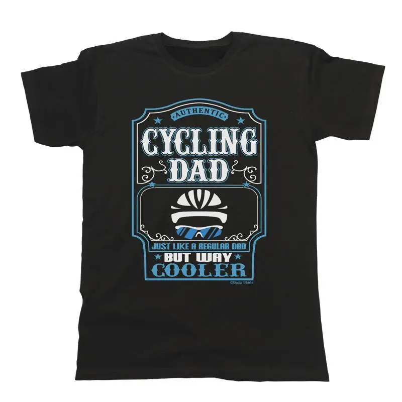 

Мужская футболка Cycling Dad для велосипедиста на день рождения, Рождество, езда на велосипеде, эко