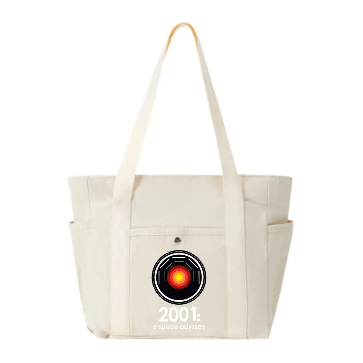 2001 A Space Odyssey diseño Bolso de hombro con múltiples bolsillos de lona minimalista Bolso de viaje fresco estilo Mori