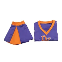 Megan Fox Jennifer’s Body Purple High School Cheerleader Costume Jennifer Check Cheerleading Uniform Girl Competition Skirt Set 5