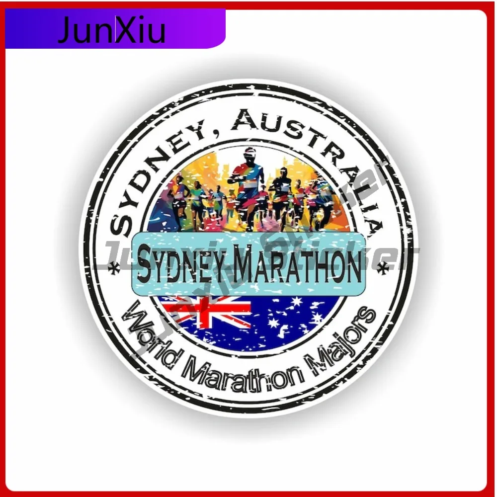 

Sydney Marathon Australia World Majors Cute Wall SUV Anti UV Body Decoration Vinyl Decal For Car Truck SUV Window Bumper Laptop