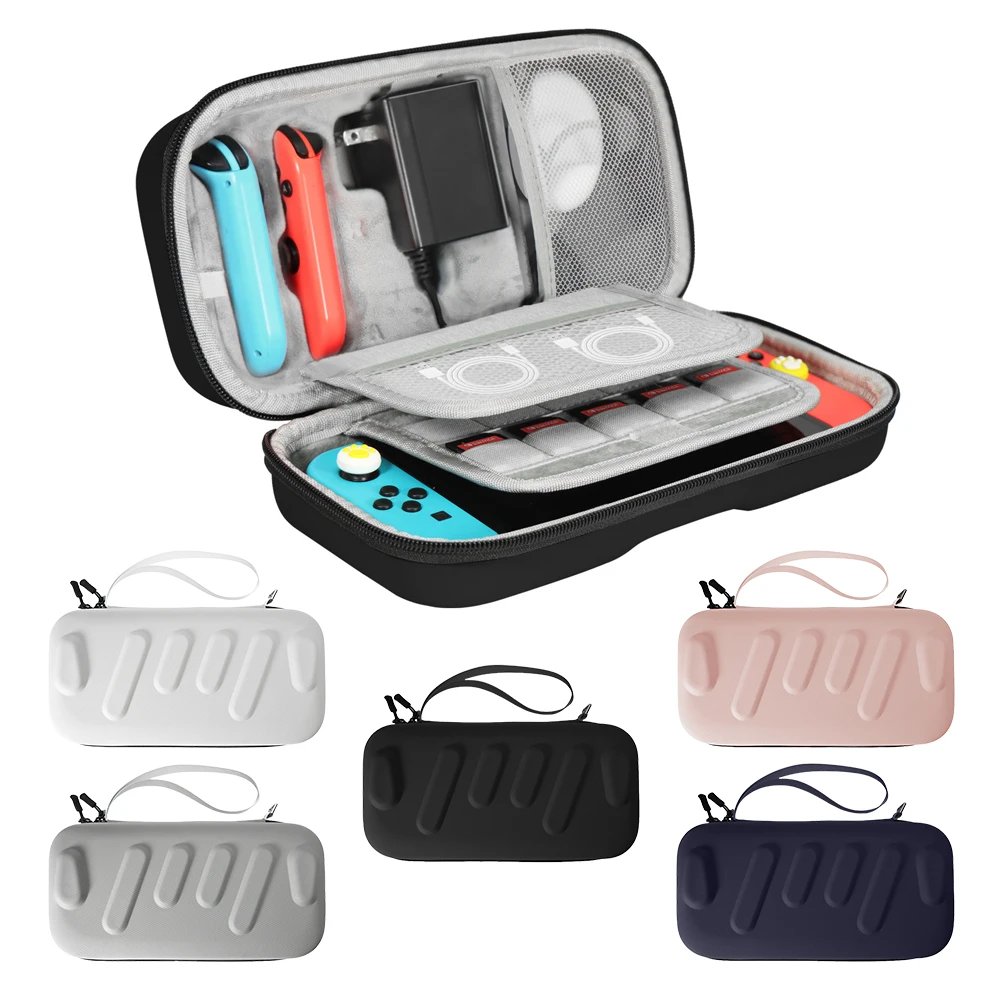 Storage Bag For Nintend Switch/Switch OLED Portable Carrying Case Anti-Scratch Large Storage Bag Shockproof Console Travel Bag