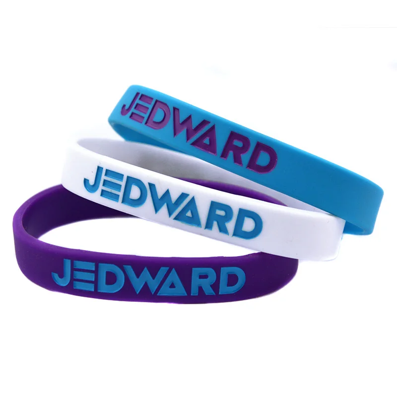 50 Pcs Young Love Silicone Wristband Jedward Fan Support Bracelet Personalized Music Bangle 3 Colors