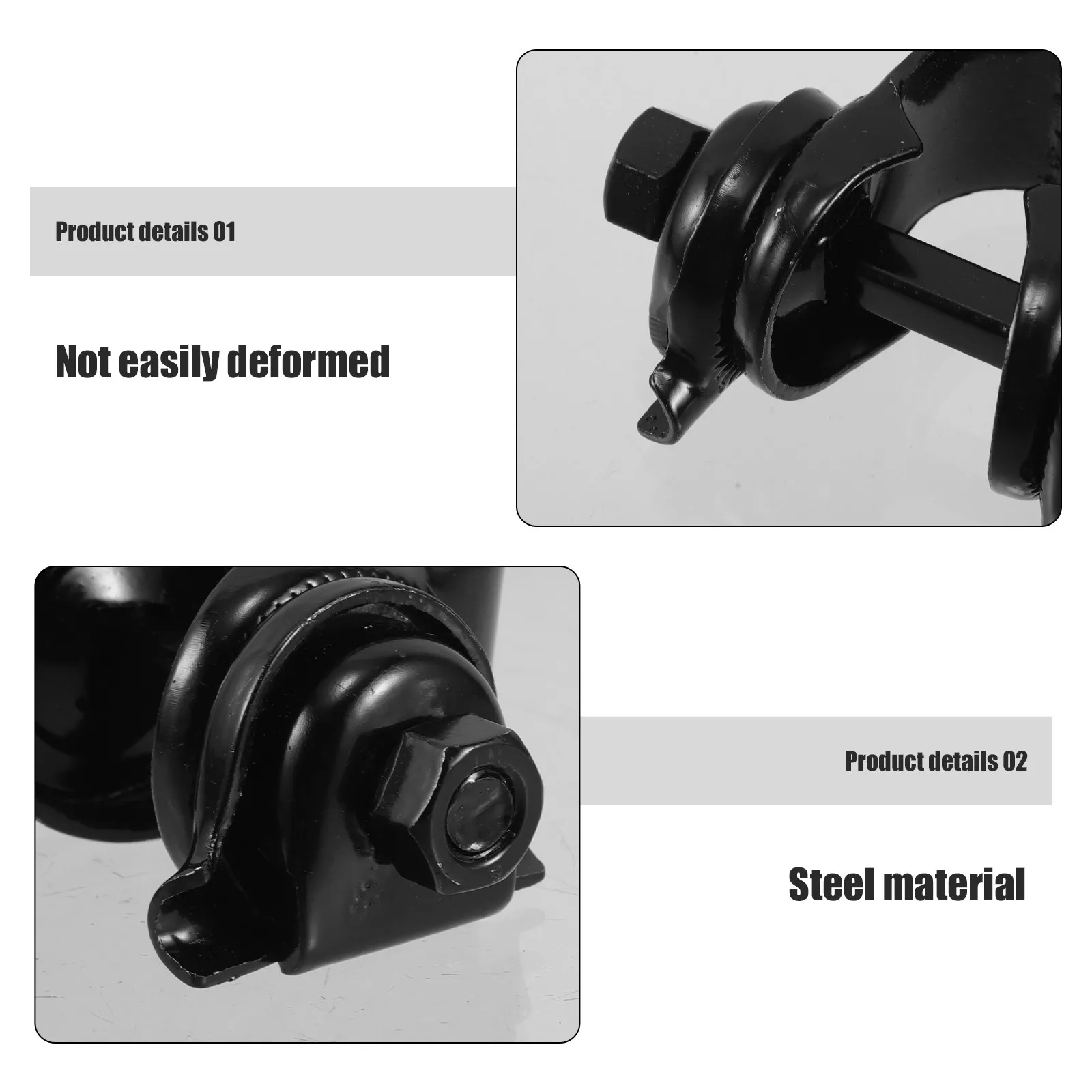 2Pcs Bike Saddle Conversion Clamp Compatible with Mountain Folding Bikes Secure Sliding Seat Holder Fatigue Reduction Compact