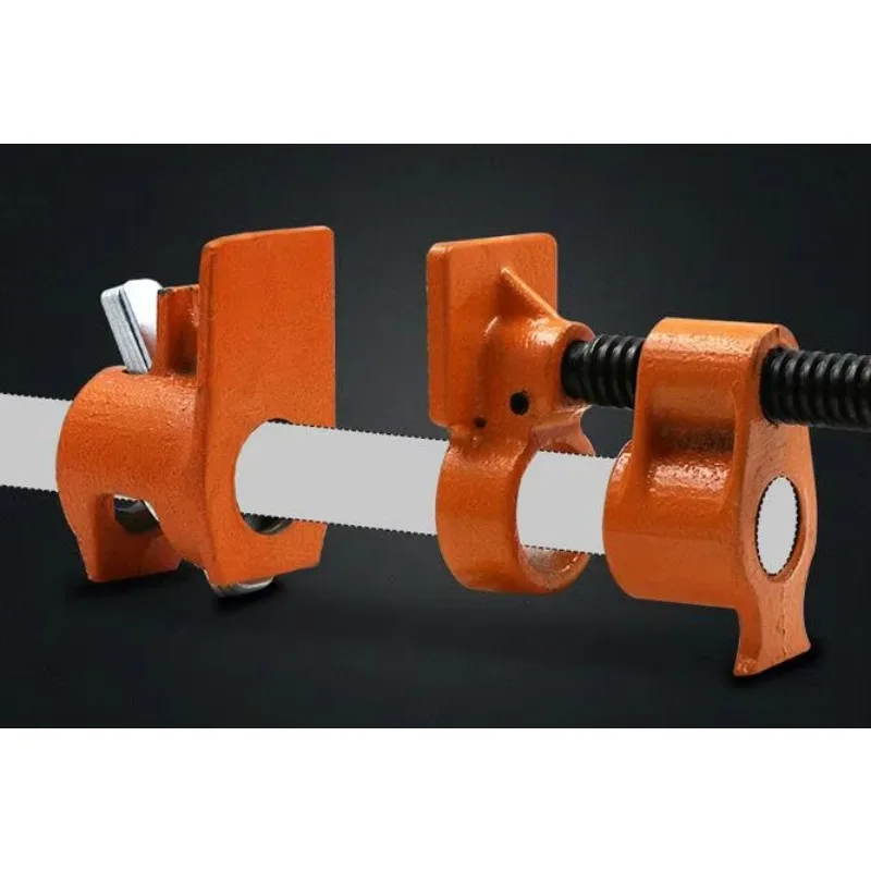 Heavy Duty Pipe Clamp for Woodworking, Wood Gluing, Pipe Fixture, Carpenter Woodworking Tools, 1/2 in, 3/4 in