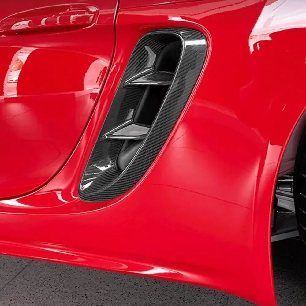 

Накладка на боковое крыло из настоящего углеродного волокна Sunmax для 718 Cayman Boxster