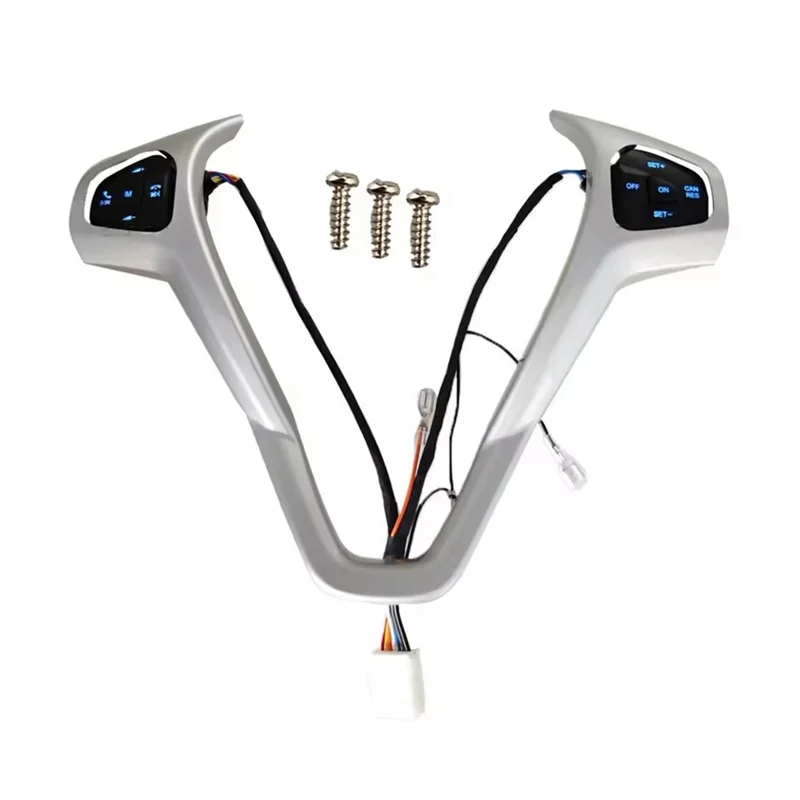 

1 Set For Ford Escort Fiesta MK7 MK8 ST Ecosport 2013 Car Steering Wheel Audio Volume Cruise Control Switch Button