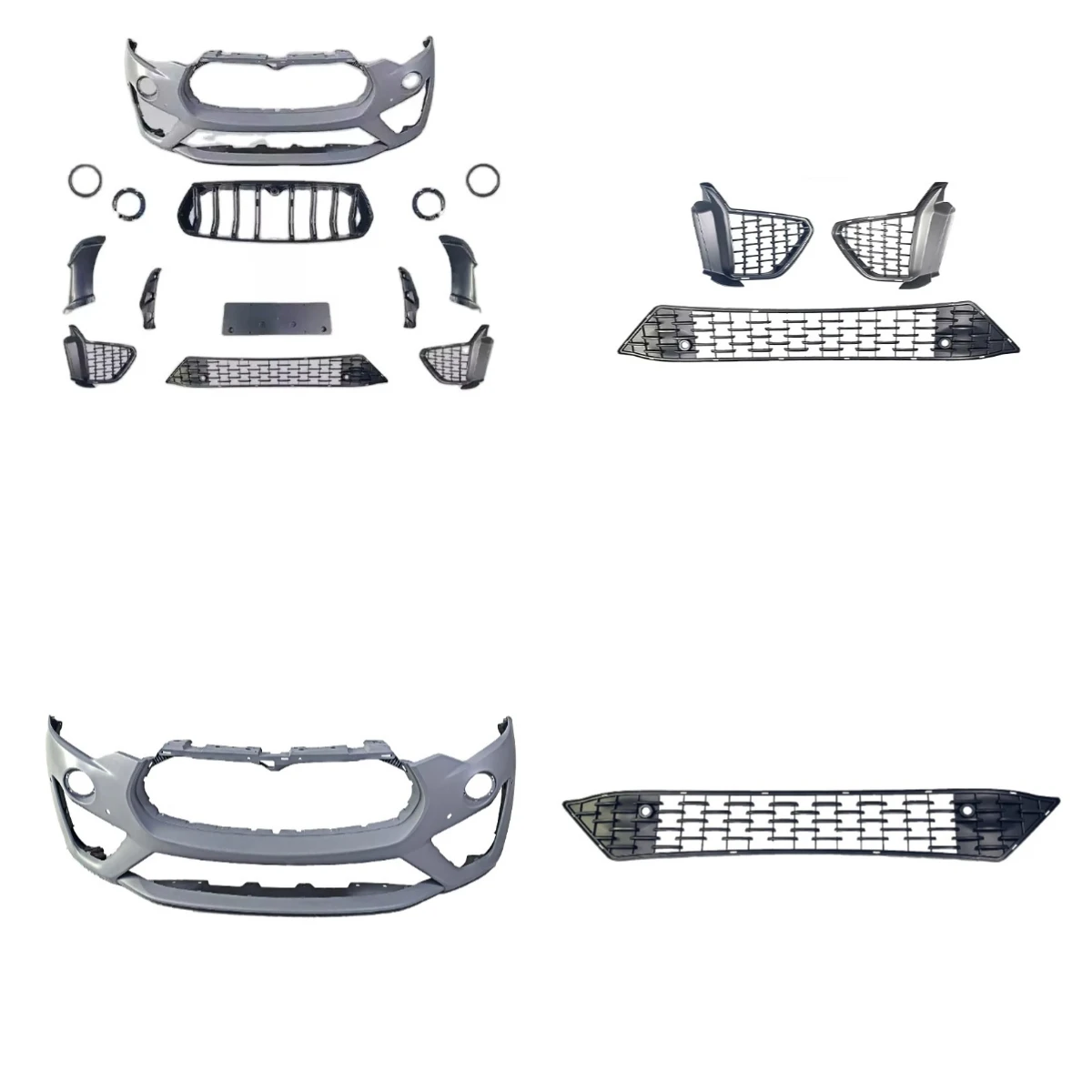 

Stlf Car Body Kits Other Auto Accessories Facelift Update Kits Modified Parts Front Bumper Grille For 2017-2021