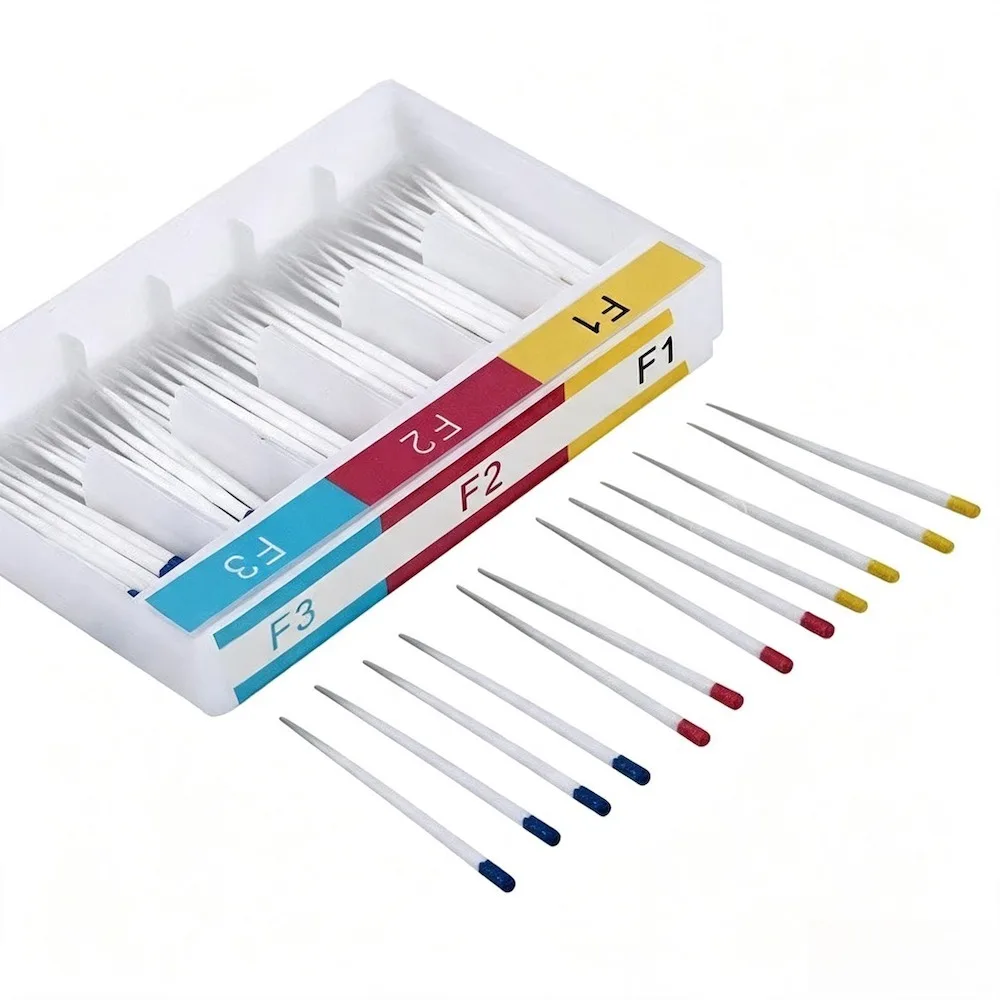 Absorbent Paper Points Assorted Multiple Sizes, Dental Endodontic Root Canal Moisture Absorbing Tips for Clinic Endo Treatment