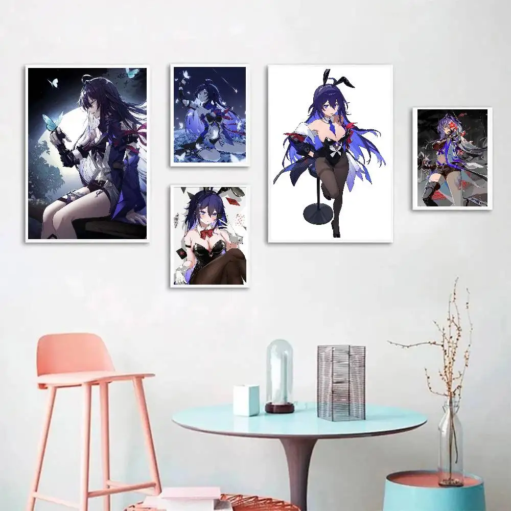 Seele Animated Game Honkai S-Star Rail Posters Living Room Bar Cafe Quality Canvas Vintage Style Comics Painting Art Home Wall