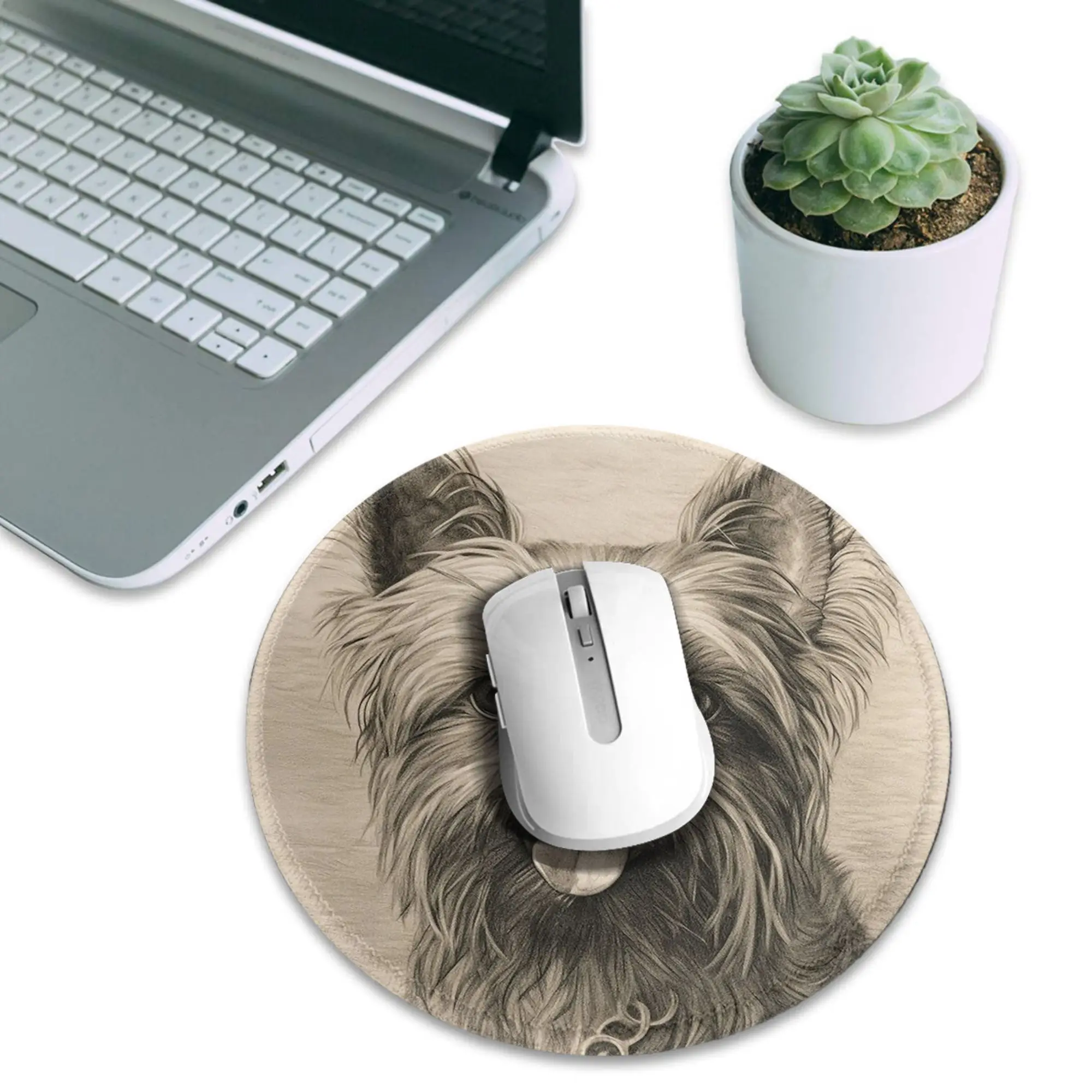 The Adorable Yorkshire Terrier dog Mouse Pad Computer Keyboard Mouse Mat Gamer PC Laptop Desk Mat Office Accessories Table Mats