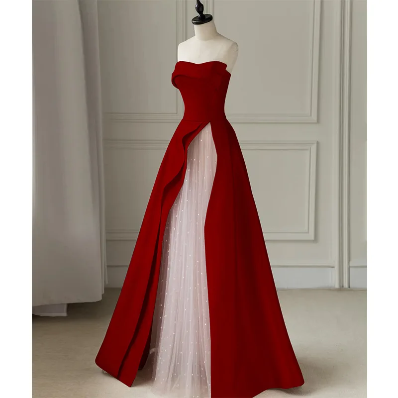 

High-end Luxury Woman's Women's Women Evening Dress Ladies Long Party Dresses Woman for Weddings Prom Gown Elegant Gowns Robe