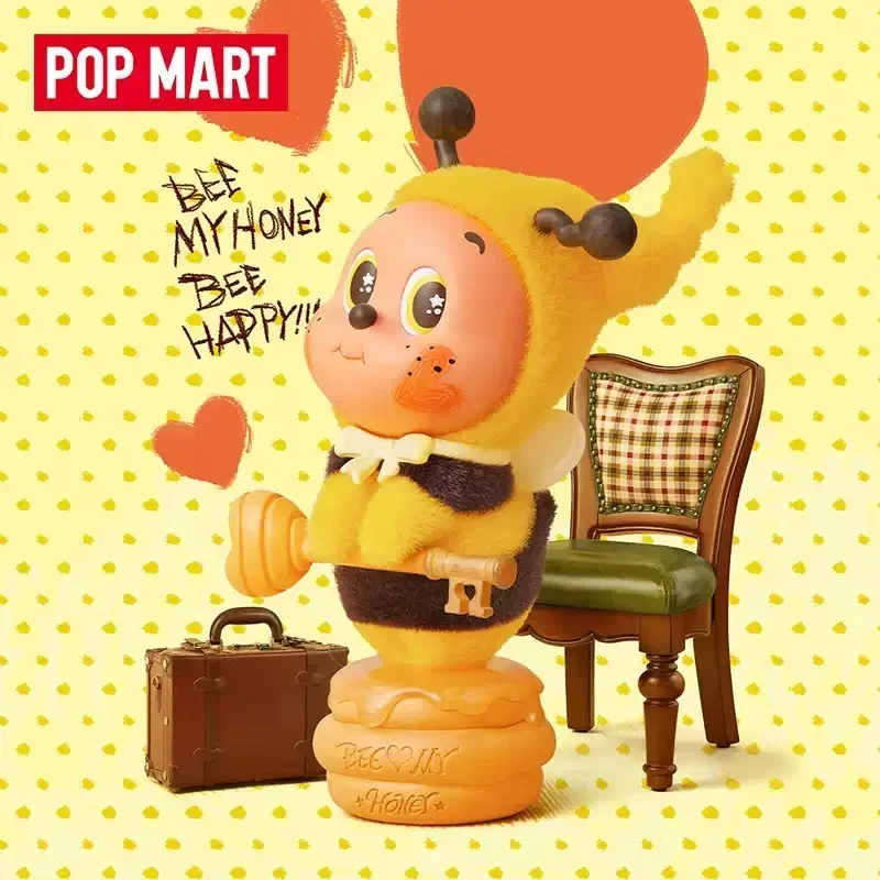 

POPMART Twinkle Twinkle BEE MYHONEY BEE HAPPY Series Аниме Фигурка Guess Bag Орнамент Фигурки Куклы Модель Подарок