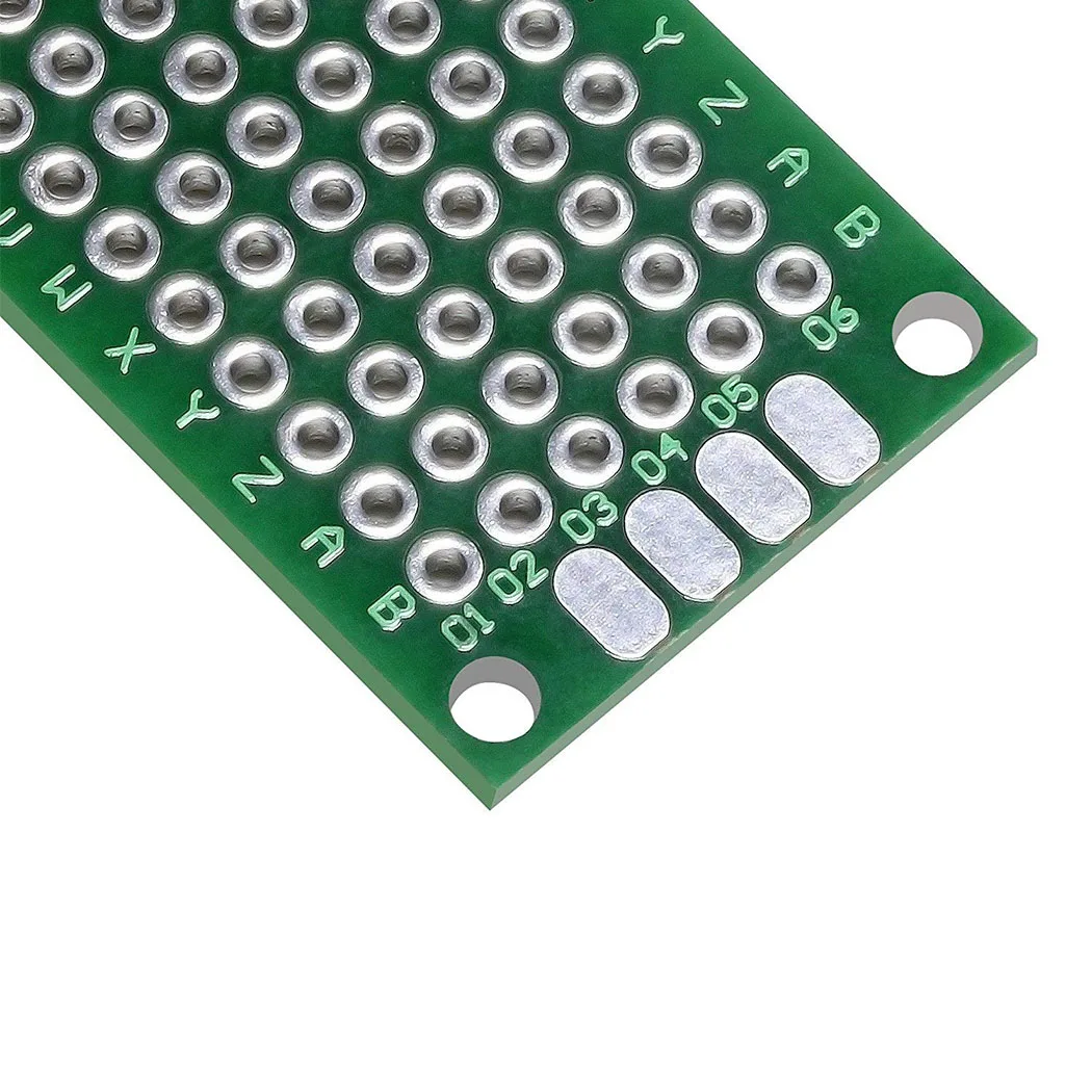 2x8cm PCB Board Small Prototype Boards Universal Printed Circuit Boards Breadboard for DIY Soldering Electronic Project image 3