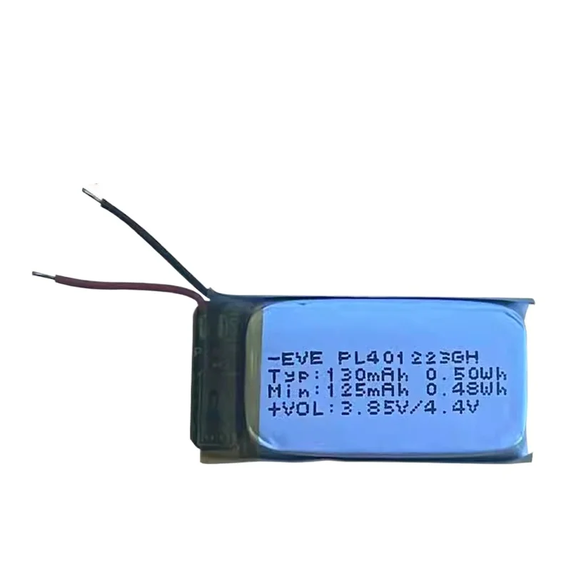 Newly upgraded PL401223GH 3.85V 125mAh Watch Battery for Xiaomi Mi Band 5 M2129B1/M2130B1/M2140B1 with 2-Wire Batteries