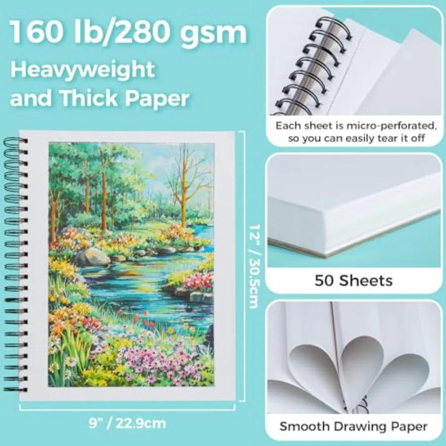 علامات Ohuhu + وسادة تحديد مقاومة للانزلاق مقاس 9 × 12 بوصة