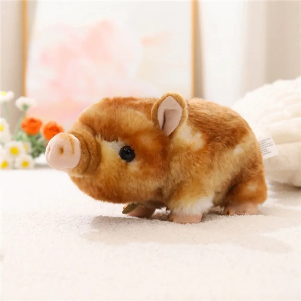 

High Quality Soft Anime Pig Toy Fluffy Skin-friendly Piggy Plush Toy Cute Simulation Stuffed Animals Plush Bedroom