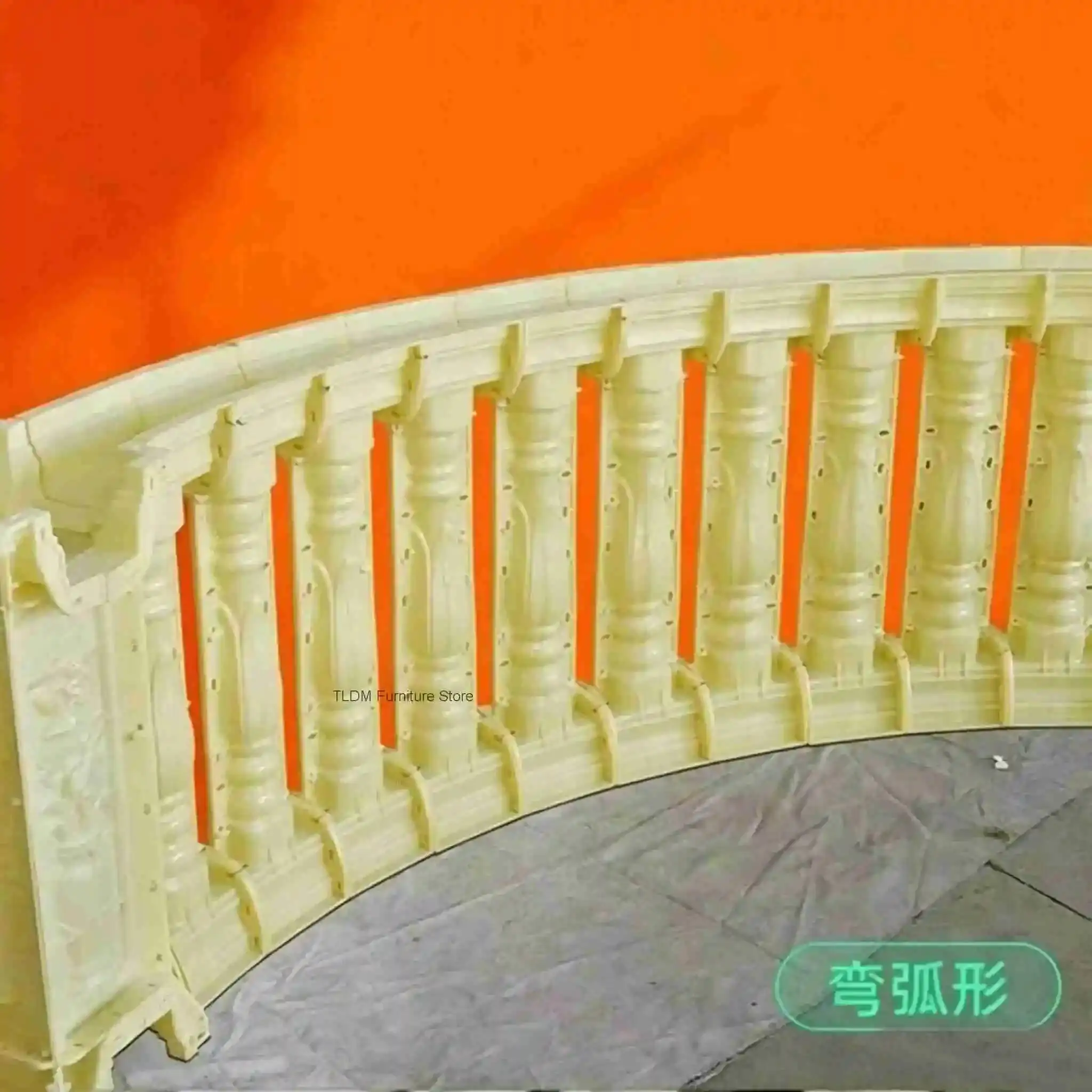 American Style Roman Column Mold for Villa Railing Fence Balcony Guardrail Vase Column Cast in Place Cement Building Formwork