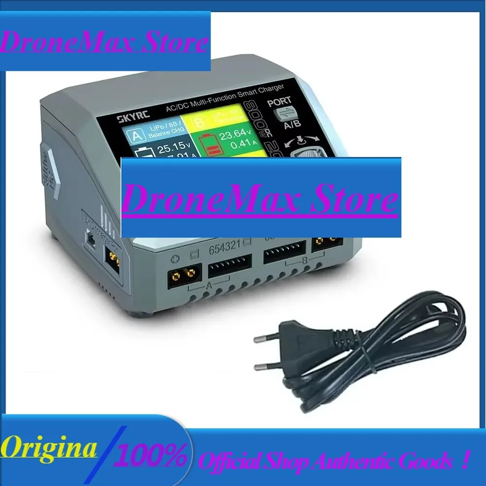 DroMaSKYRC D200neo Charger AC 200W DC 800W 1-6S Lipo Battery Balance Charger Discharger Multi-Function Smart Charger