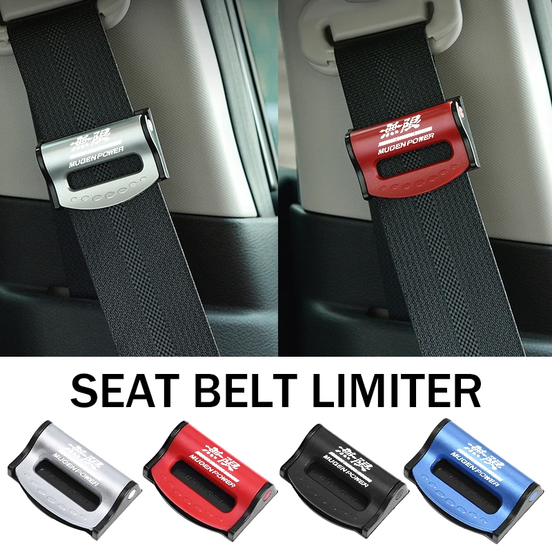 For Honda Car Seat Belt Clip Adjustable Buckle Seat Belt Fixed Limiter Accord Fit City Vezel Mugen Legend Si RR Insight CITY
