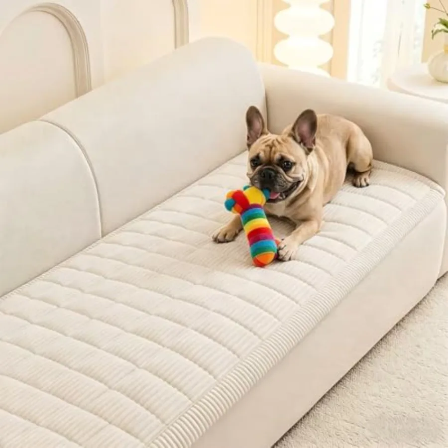 

Couch Cover for 3 Cushion Couch Sofa, Sofa Covers for Dogs Washable, Non-Slip Sofa Protector Pet Friendly Dog Mats for Couches