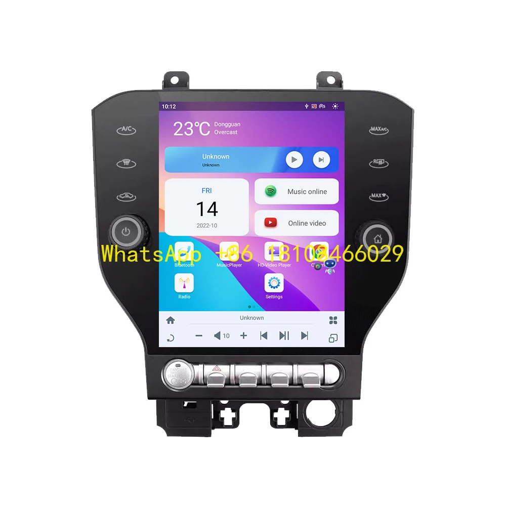 

11.8" Android 13 Car Radio for Ford Mustang Manual 2015-2020 DSP Carplay GPS Navigation Stereo