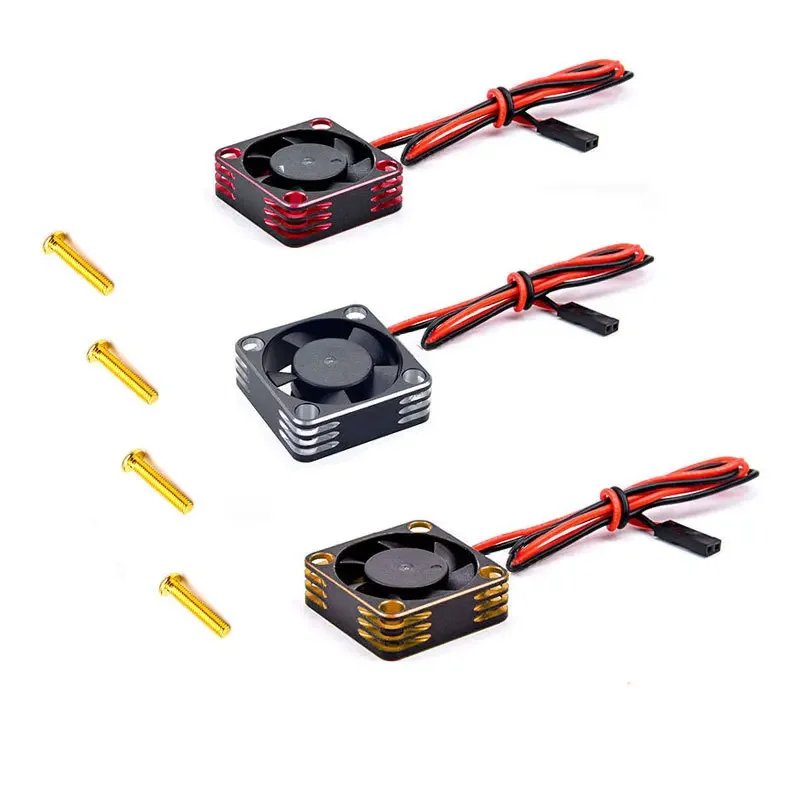 Mini Brushless Motor for RC Model Car 550 540 Electrically Regulated High-Speed ESC Cooling Fan 5V-7.4V 30*30mm
