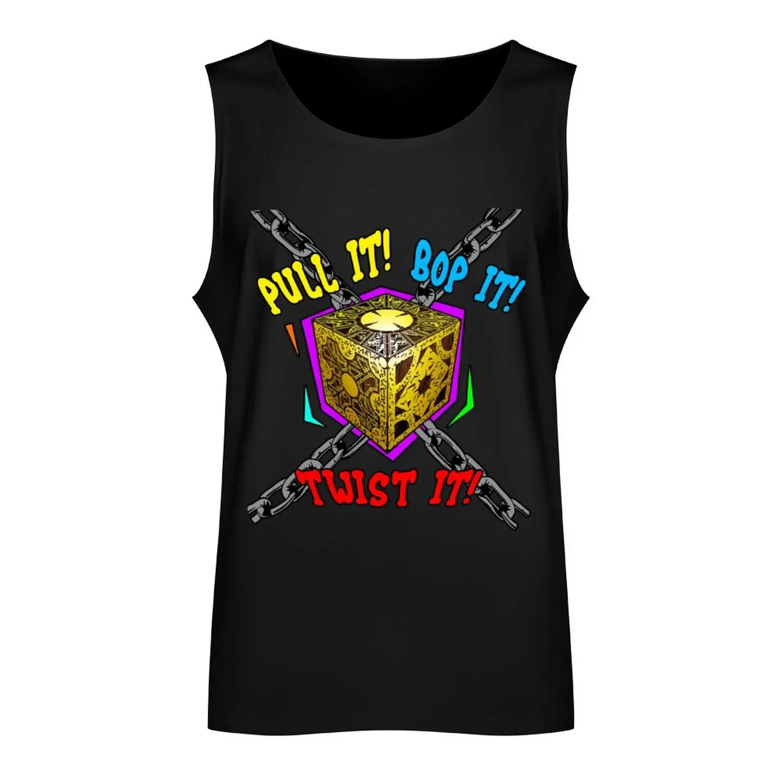 Bop It! Lament Configuration - Hellraiser Tank Top Bodybuilding shirt sleeveless shirt man gym