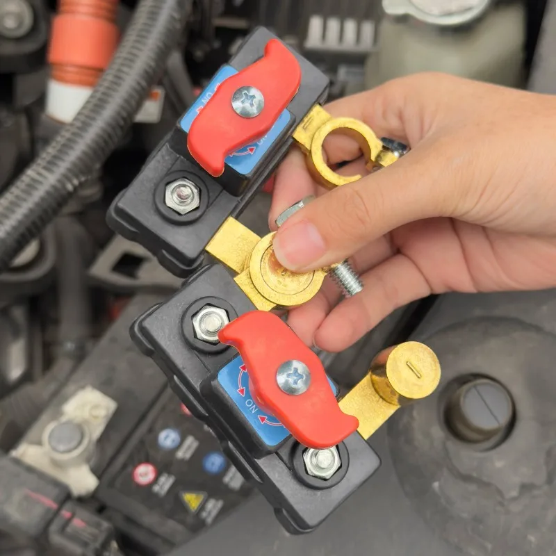 مفتاح فصل البطارية المضاد للسرقة 12 فولت 24 فولت عازل قطع طاقة السيارة مع وضع مزدوج للقوارب البحرية RV يمنع التصريف التلقائي