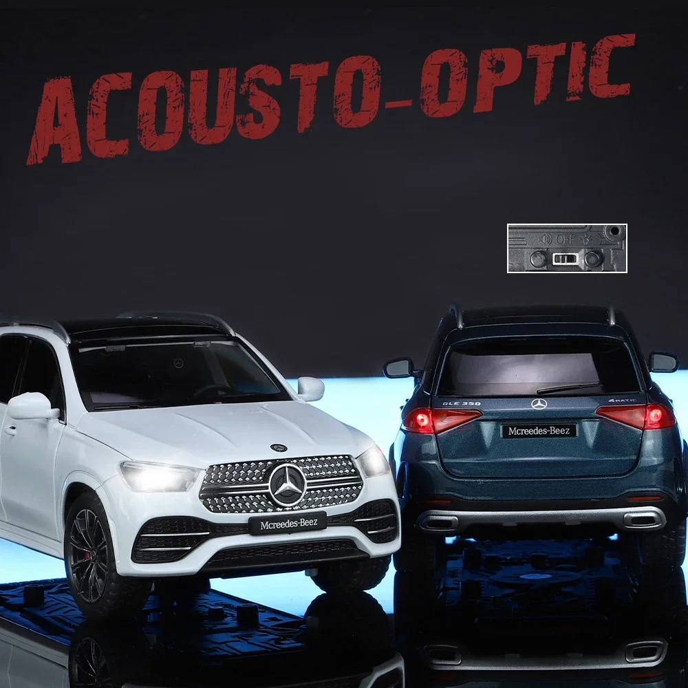 WELLY 1:24 GLE350 modelo de coche de aleación sonido y luz coche extraíble juguetes para niños regalos coche de aleación fundido a presión modelo coleccionable