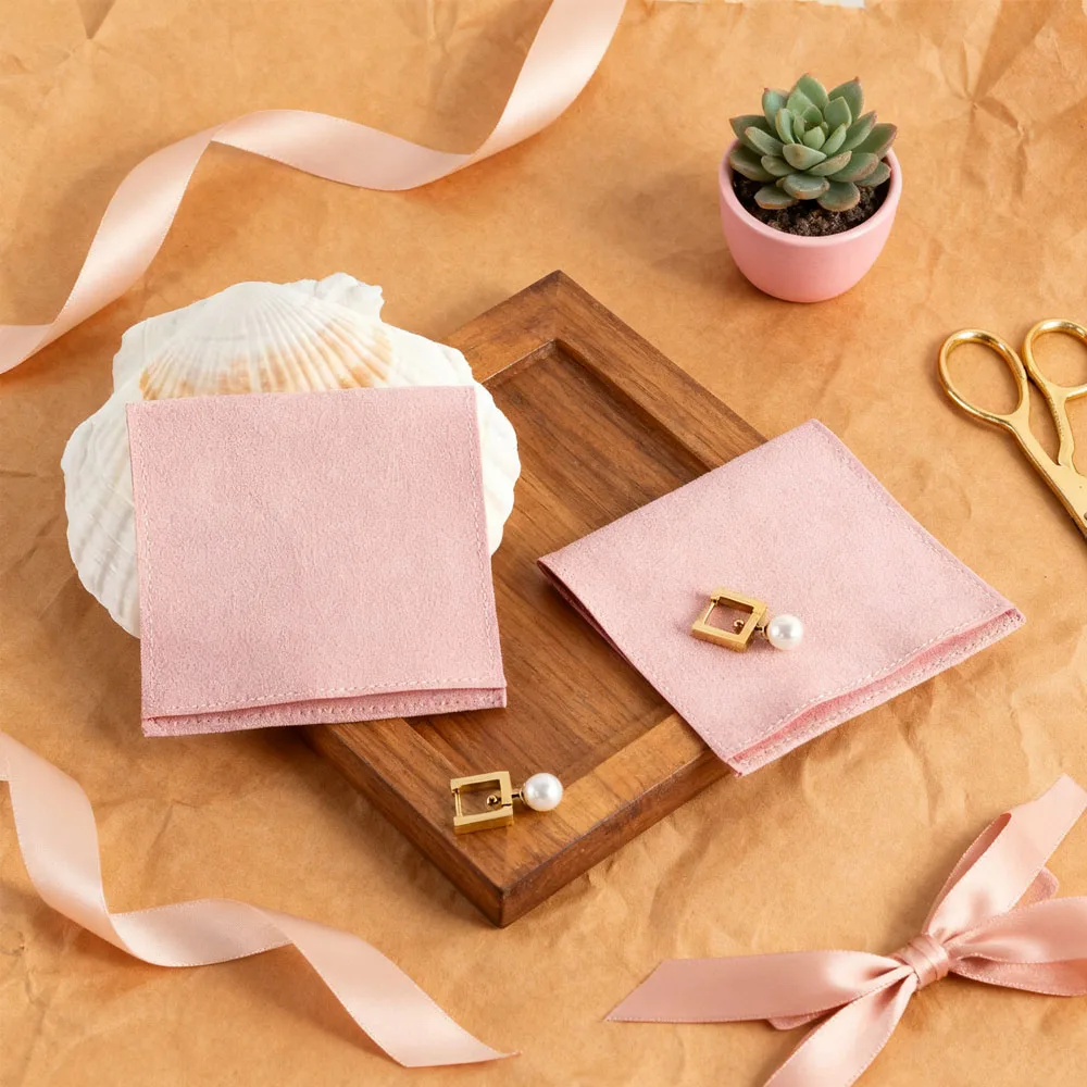 5 قطعة الحقيبة المخملية رفرف حلقة القرط حزمة موضة ستوكات أكياس المجوهرات المحمولة المخملية سوار الحقيبة رفرف حلقة الحقيبة