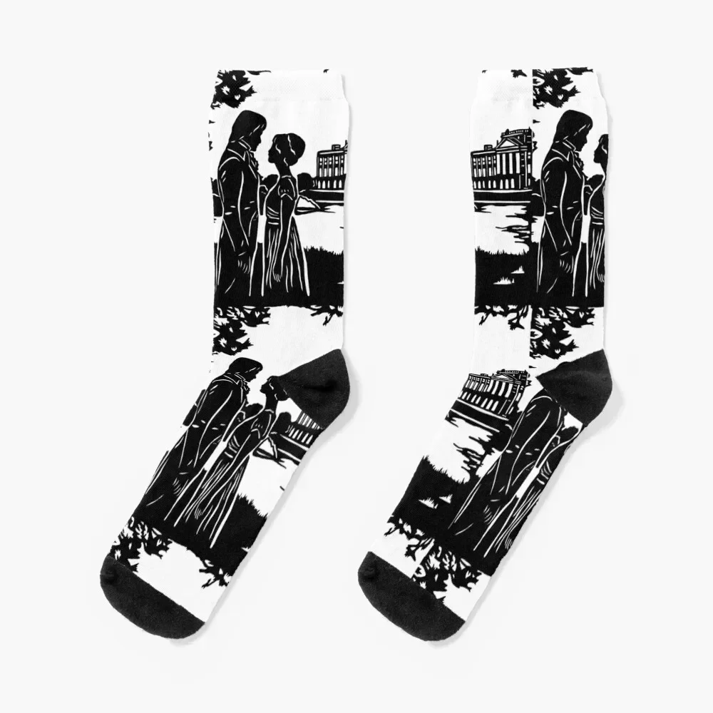 Pride & Prejudice Socks sheer heated anti slip football Male Socks Women's