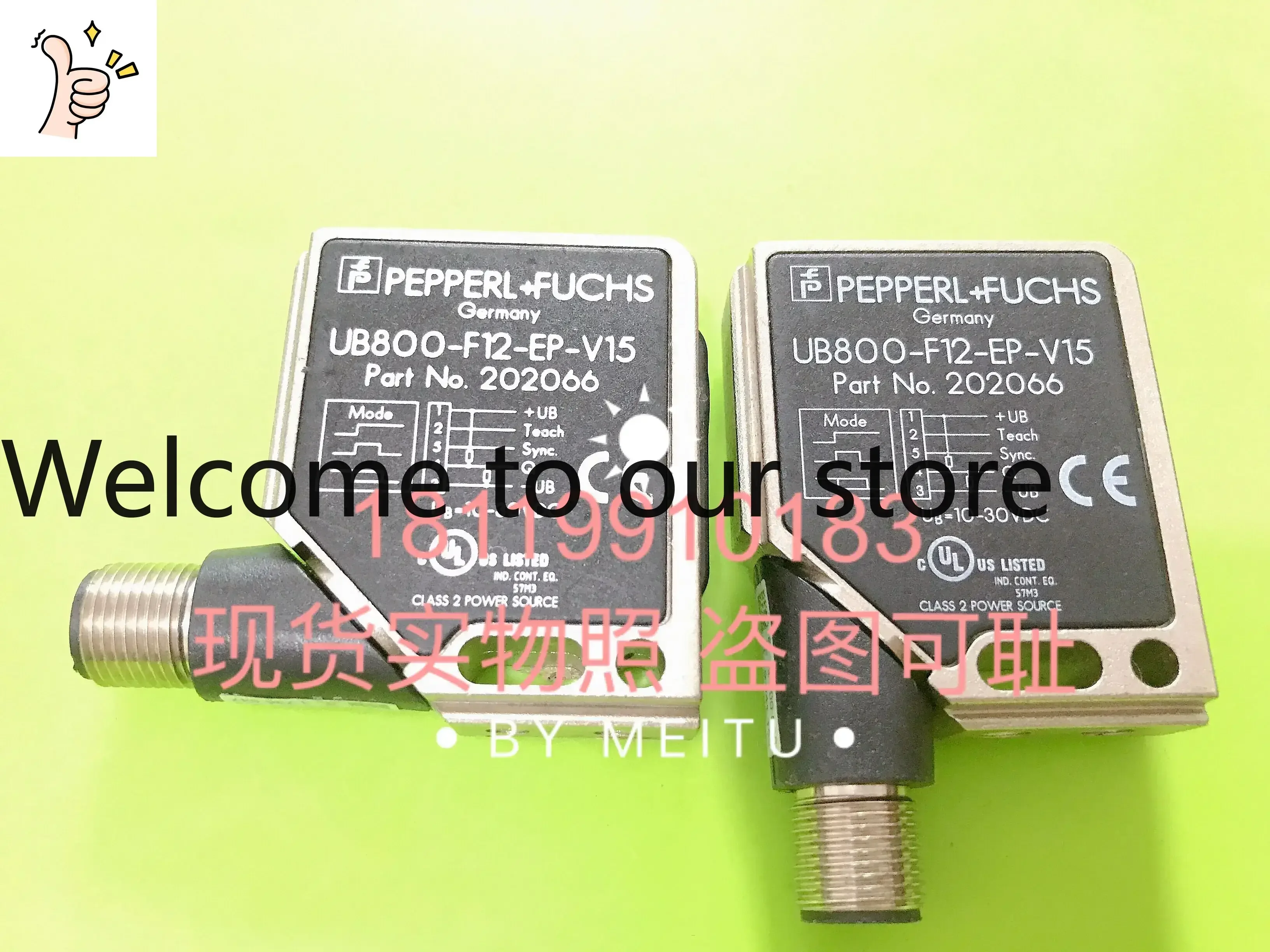 2026 Beijiafu P+F Ultrasonic Sensor UB800-F12-EP-V15 202066 Spot Physical Photo