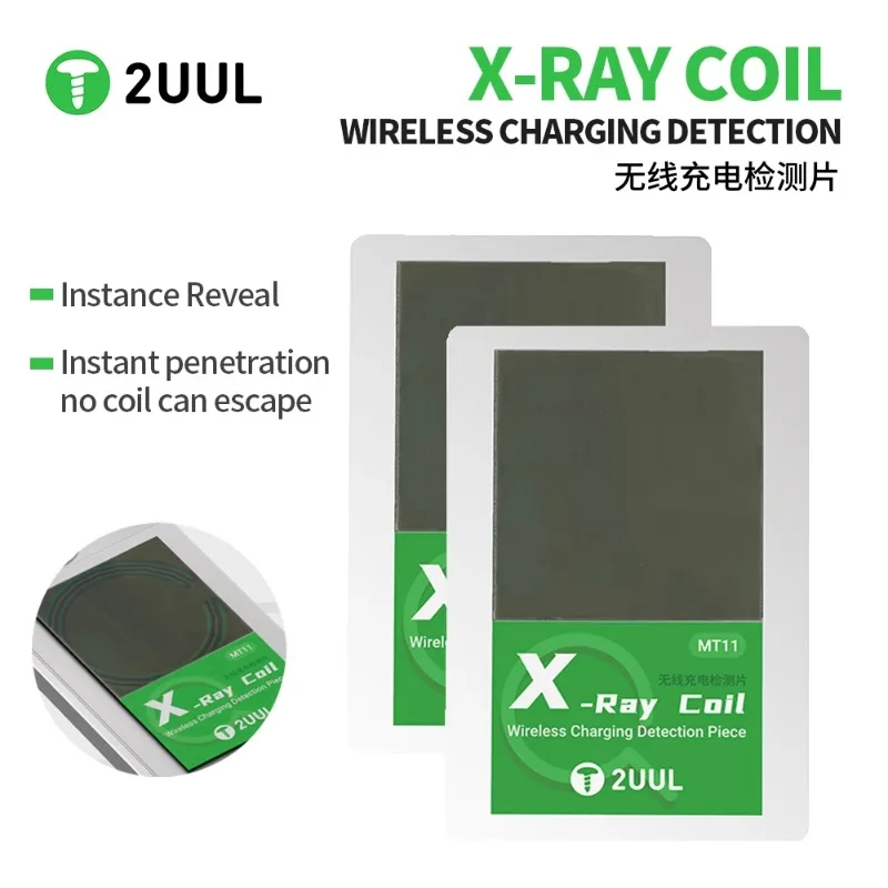 

2UUL MT11 Обнаружение беспроводной зарядки для ремонта мобильных телефонов Беспроводная зарядка Инструмент обнаружения проникновения магнитной катушки