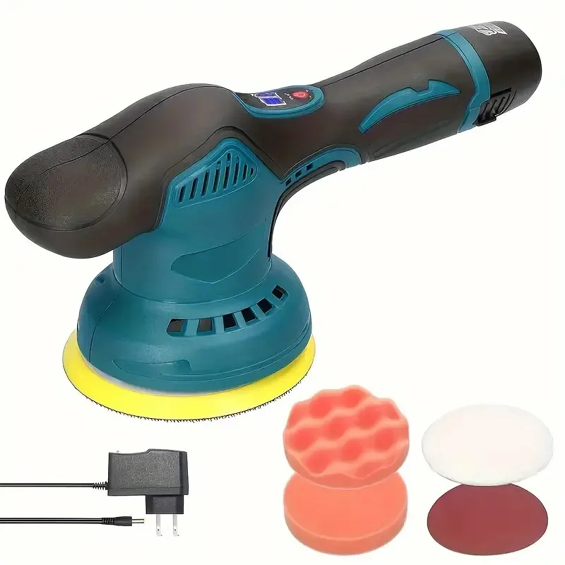 

6 Speed Adjustable Wireless Car Polishing Machine, Portable and Powerful Polisher for Car Detailing, Waxing, Scratch Removal, an