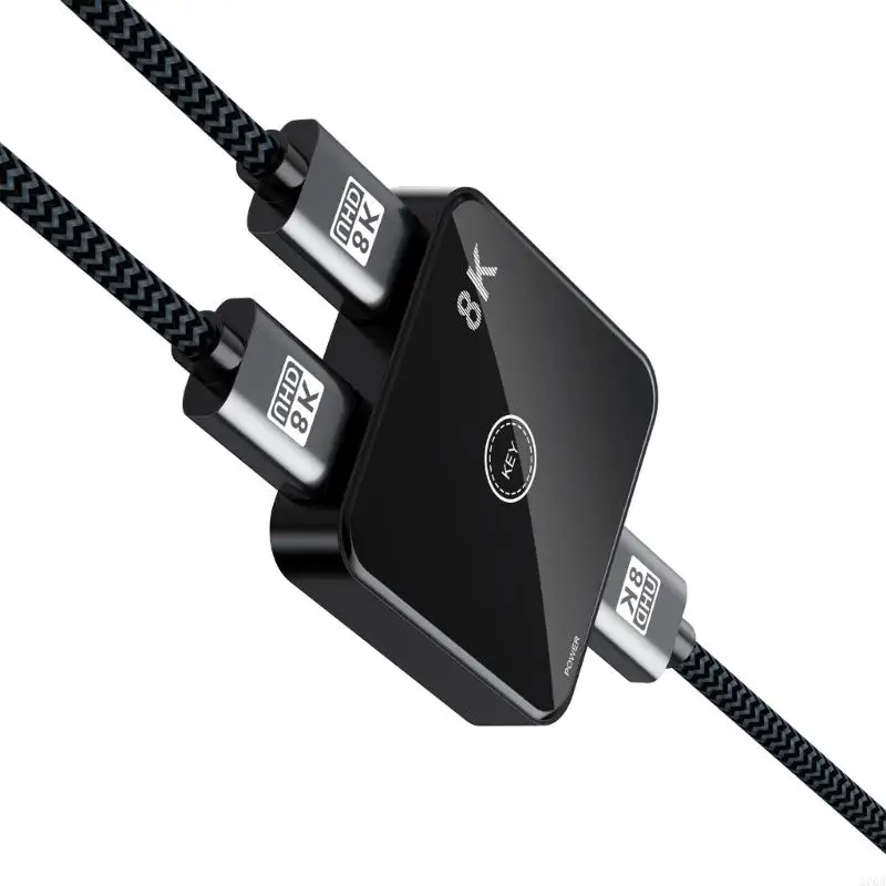 270b 2 в 1 выходной поддержки переключателей 4K 120 Гц 2,1 Сплиттер Hub 8K 60 Гц высокая скорость 48 Гбит / с для консоли