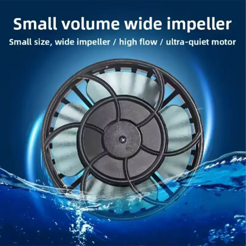 Jebao ELW-M Series Smart Wave Maker Pump Ultra Quiet WiFi Cloud Wavemaker with Magnetic Base for Marine Coral Reef Fish Tank